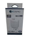 KOSMO KSM USB+C CARGADOR TURBO QC 20W - SALIDA USB Y TIPO C