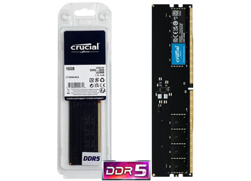 CRUCIAL MEMORIA RAM DDR5 16GB 5600MHZ 1.1V CL46 DESKTOP CRUCIAL