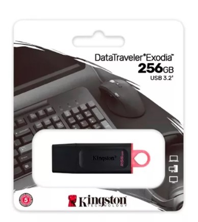 KINGSTON PENDRIVE 256GB DATA TRAVELER EXODIA DTXM USB 3.2