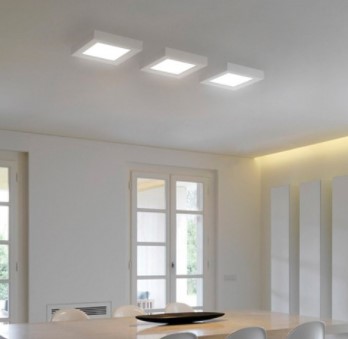 BAW PLAFON LED 12W 220V REDONDO FRIO EMBUTIR 6500K (PLE009-12FW)
