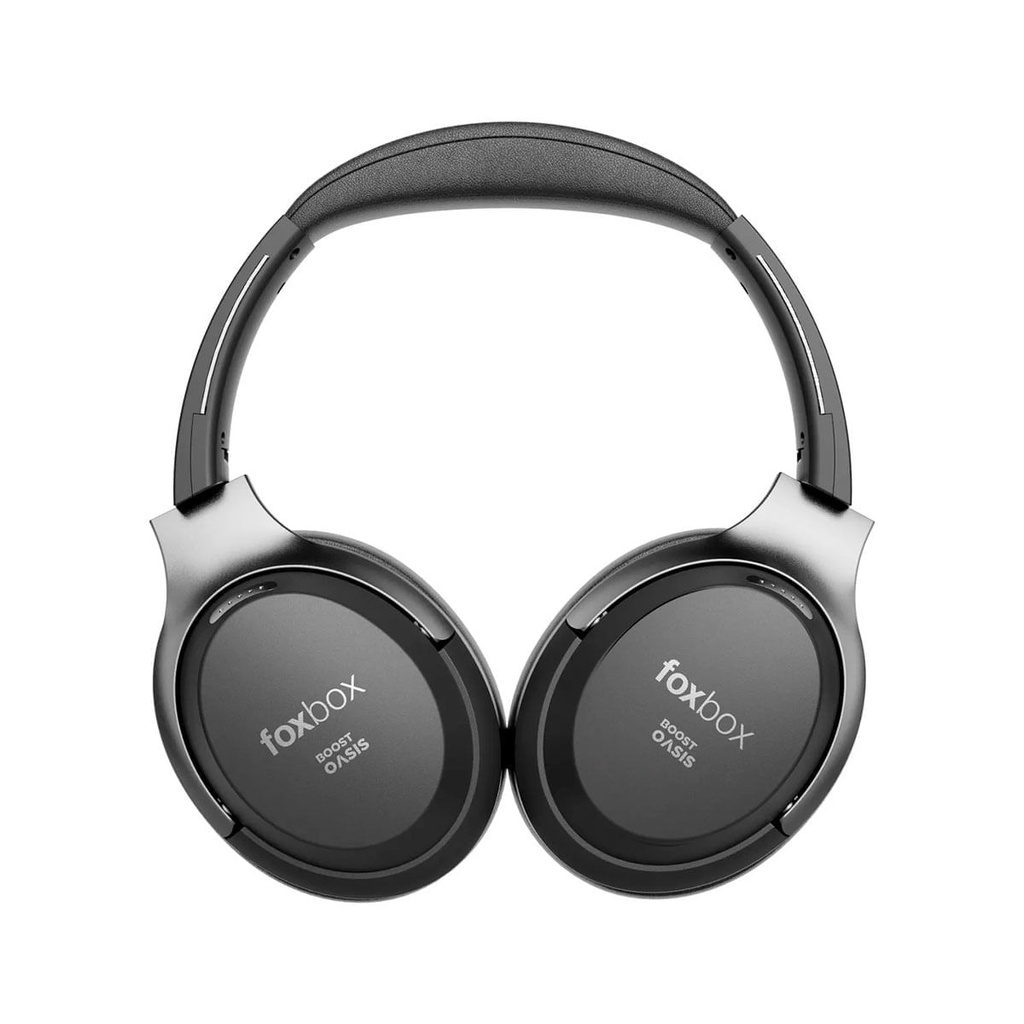 AURICULAR FOXBOX BOOST OASIS NEGRO BLUETOOTH 5.3 CANCELACION RUIDO 50HS