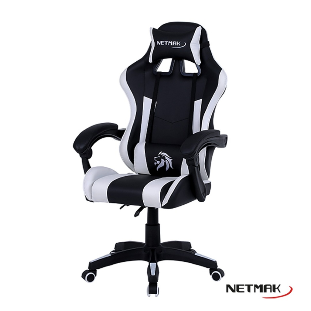 NETMAK NM-BEAST-W SILLA GAMER BLANCO