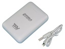 TRV POWER BANK BATERIA EXTERNA BBP102 10.000 MAH 2XUSB 2.1A WHITE