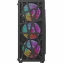 Formula V Gabinete Gamer Mana Black Atx/Matx + 4 Fans Frgb 