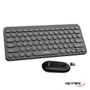 Netmak Nm-Kb850 Kit Mouse + Teclado Inalambrico Negro