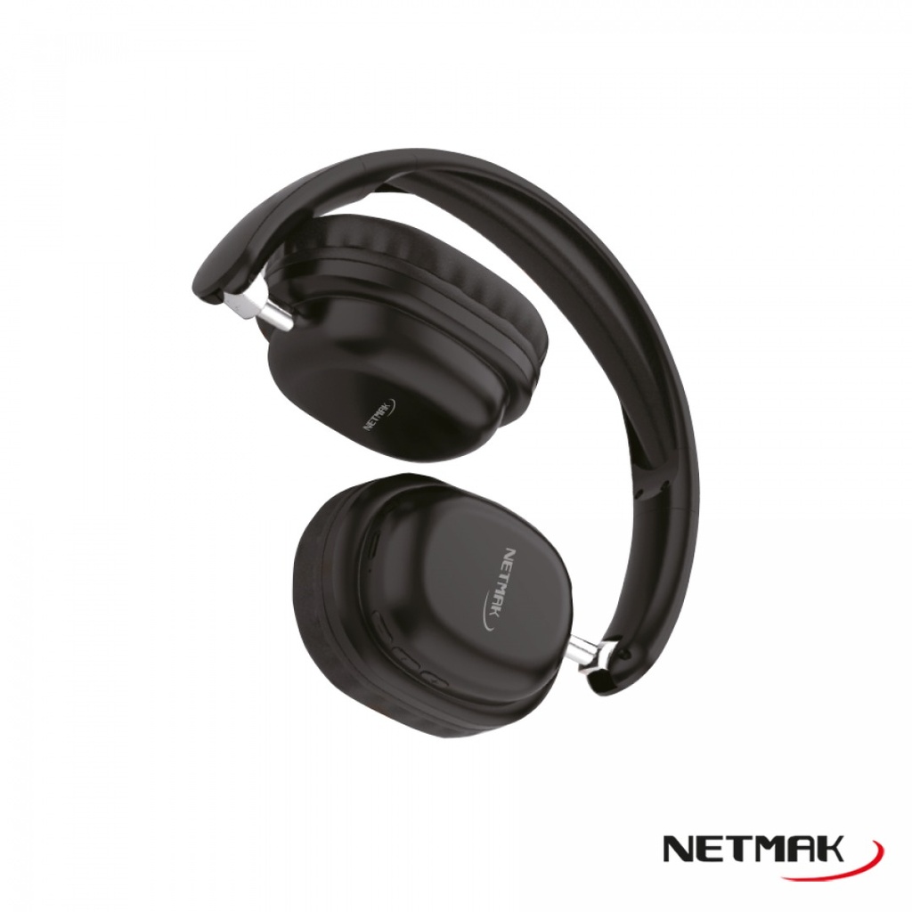 Netmak Nm-Live Auricular Bluetooth Plegable Negro