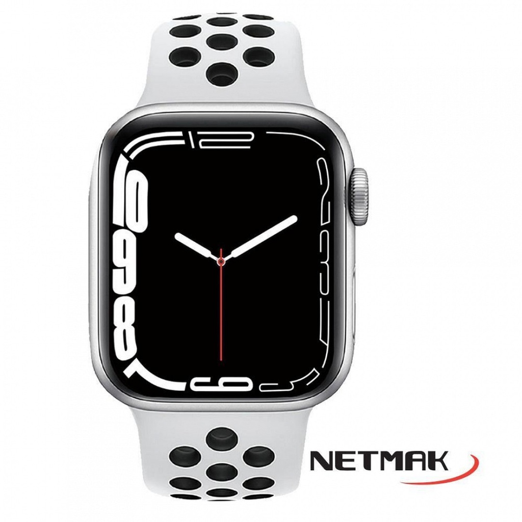 Netmak Nm-Plus-S Smartwatch Plus 1.75" Bluetooth Silver