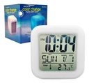 Reloj Despertador Digital A Pila Con Luz Led