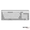 Netmak Nm-Kb380-W Teclado Inalambrico 2.4Ghz + Bluetooth Blanco