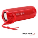 Netmak Nm-Flow-R Parlante Portatil Bluetooth 10W Color Rojo