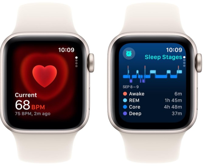 Apple Watch SE 2 MXEF3LL/A Caja de Alumínio 40mm Star - Deportiva Estelar S/M