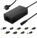 Only Cargador de Notebook mod-504 96w 9 conectores pin de notebook universales con selector de Voltaje