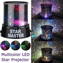 Dinax Lampara Luz Proyector Estrellas Starmaster Usb/3 Pilas Aa  No Incluidas