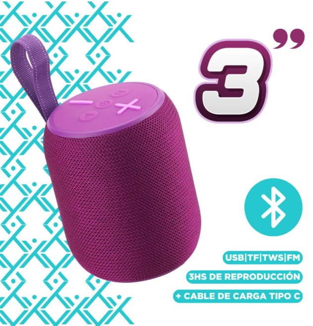 Xaea Roar Modx-107 3" parlante bluetooth recargable
