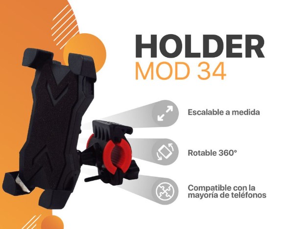 Lets Only Holder para celular movil para Moto o Bici MOD34