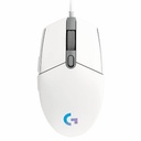 Logitech G203 Lightsync Gaming - Mouse Gamer 6D 8000Dpi Con Luz Rgb Blanco