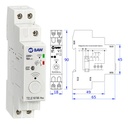 Baw Interruptor Smart Wifi 16A Din Tele161M-P 