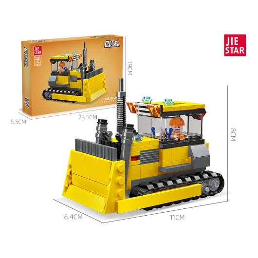 Zumo jdmz-106 / 218 piezas bloques tractor cavadora