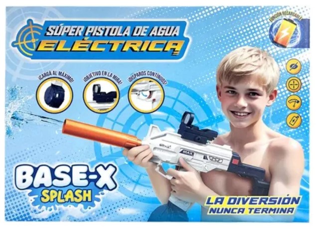 Pistola de agua Base-X a bateria electrica 40cm