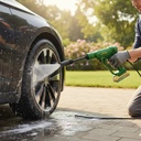 Jadever Hidrolavadora Inalámbrica Manguera 3Mts 20V (No Incluye Batería) - Jdqx0120