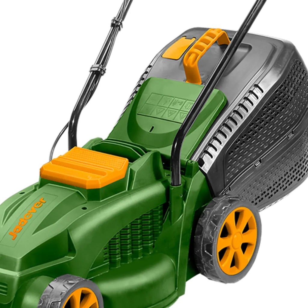 Jadever Cortacesped Eléctrico Inalámbrico 1300W Velocidad 3500/MIn Capacidad 30L 3 Posiciones - Jdlkp530