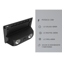 Trefi Aplique Solar 1W Exterior 3 Intensidades 80Lm Ip65 Con Sensor Nocturno 