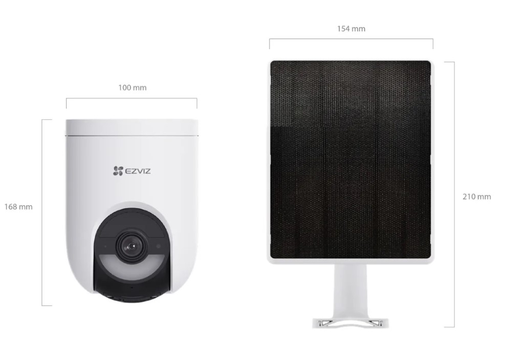 Ezviz HB8 lite 4mox 4G + Wifi con Panel Solar kit