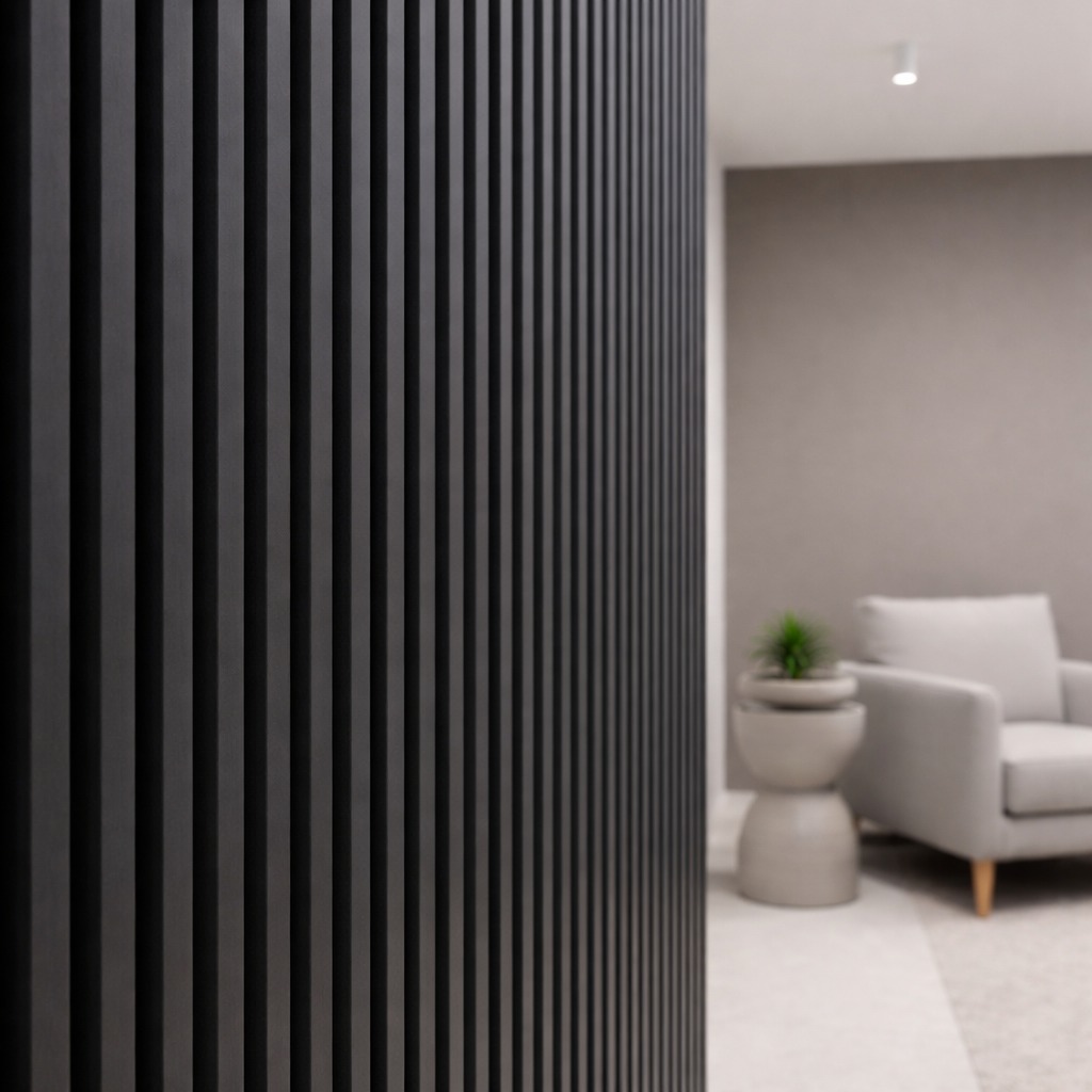 Panel 3D Vinílico WPC Revestimiento De Pared Simil Madera Liston 2900x150X12mm 