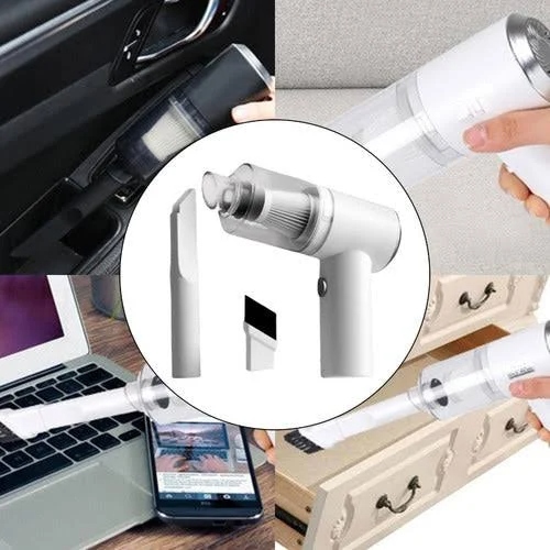 Aspiradora De Succión Portátil Recargable Usb Modv-00G5  Blanco O Negro