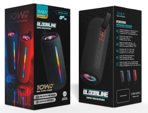 Xaea Parlante Portatil Bluetooth Bloomline Modx-0051