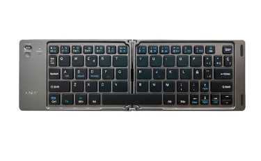 Xaea Teclado Plegable Portatil Bluetooth Ultra fino ideal para Celulares , tablet , notebooks , pc