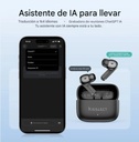 Kieslect Adjustable earbuds Jetblack inteligentes con i.a traductor de idiomas , app ios android