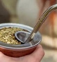Cosito del Mate para cebar yerba , rinde mas Acero inox.