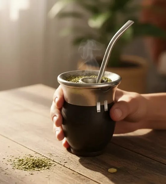 Cosito del Mate para cebar yerba , rinde mas Acero inox.
