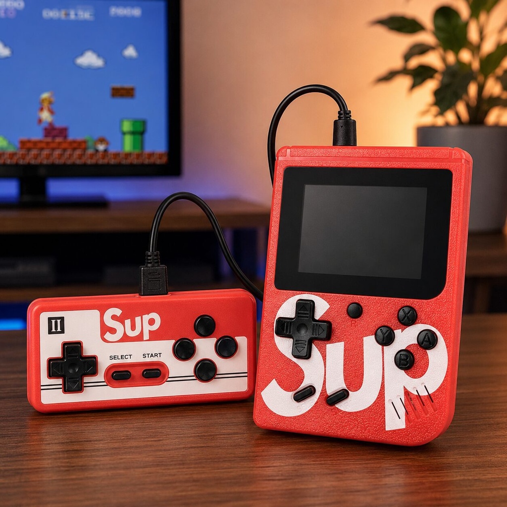 Consola Mini Retro Con Joystick Portatil De Mano Y Conexion Al Tv - 