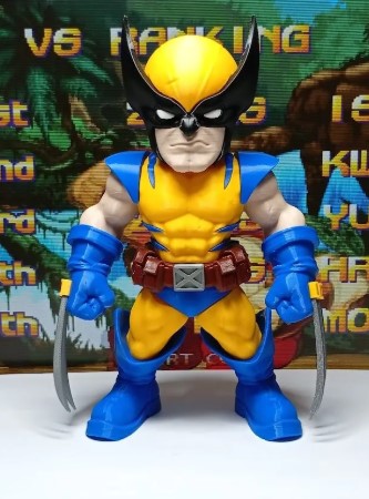 Muñeco Figura 3D Personajes Gamer Decorativos CHIBI FAN 20cm alto