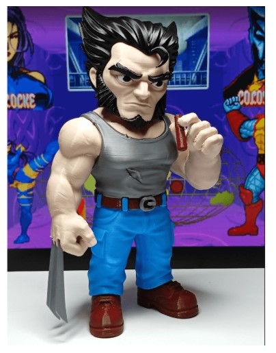 Muñeco Figura 3D Personajes Gamer Decorativos CHIBI FAN 20cm alto