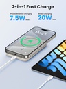 Ugreen PB561 power bank 20w zapiz series magnetic wireless fast charging 20w 10.000 mah usb c