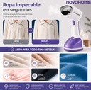 Novohome NH-STI125 Plancha a Vapor De Mano 1200w Novohome Vaporizador De Ropa