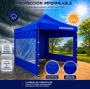 Novohome NH-GZb420-A Gazebo Plegable Reforzado 3X3 Mts Novohome C/Paredes Ventana