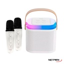 Netmak Nm-Molly Mini Karaoke + 2 Micrófonos