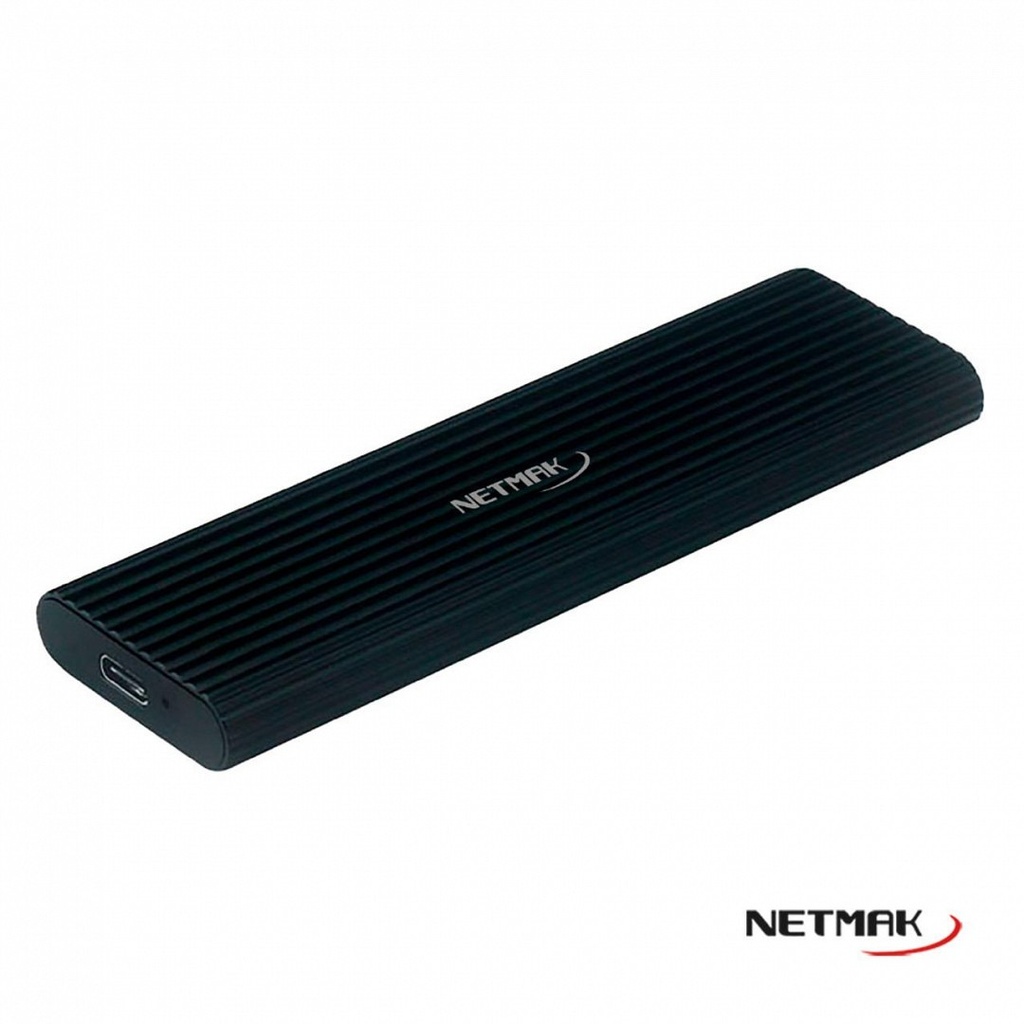 Netmak Nm-Case-6 Carry Disk Usb-C 3.2Para Discos Ssd M.2 Nvme/Sata 