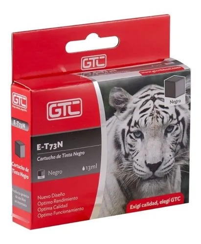 Gtc T73 Cartucho Alternativo Epson C79 Negro