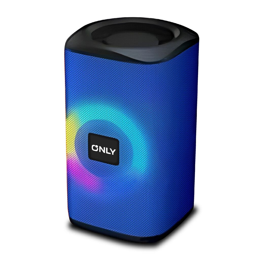 Only Parlante Small Bluetooth Mini Vortex Bt Aux MicroSd Luces Led Tws 4Hs