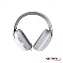 Netmak Auricular Gamer Nm-N35-W Inalambrico Tri Modo 2.4Ghz/Bluetooth/Aux Blanco  - Mic Desmontable 