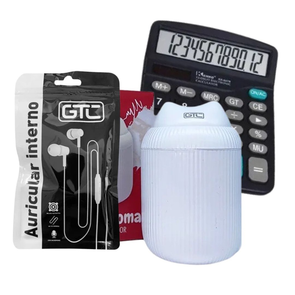 Gtc Combo Auricular Interno + Humidificador + Calculadora