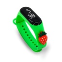 Only Reloj Watch Digital Táctil A Pila Solo Hora Frutilla