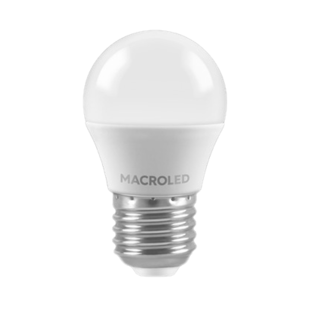 Macroled King Lámpara Gota G45 Led 6W Cálido 3000K 520Lm E27