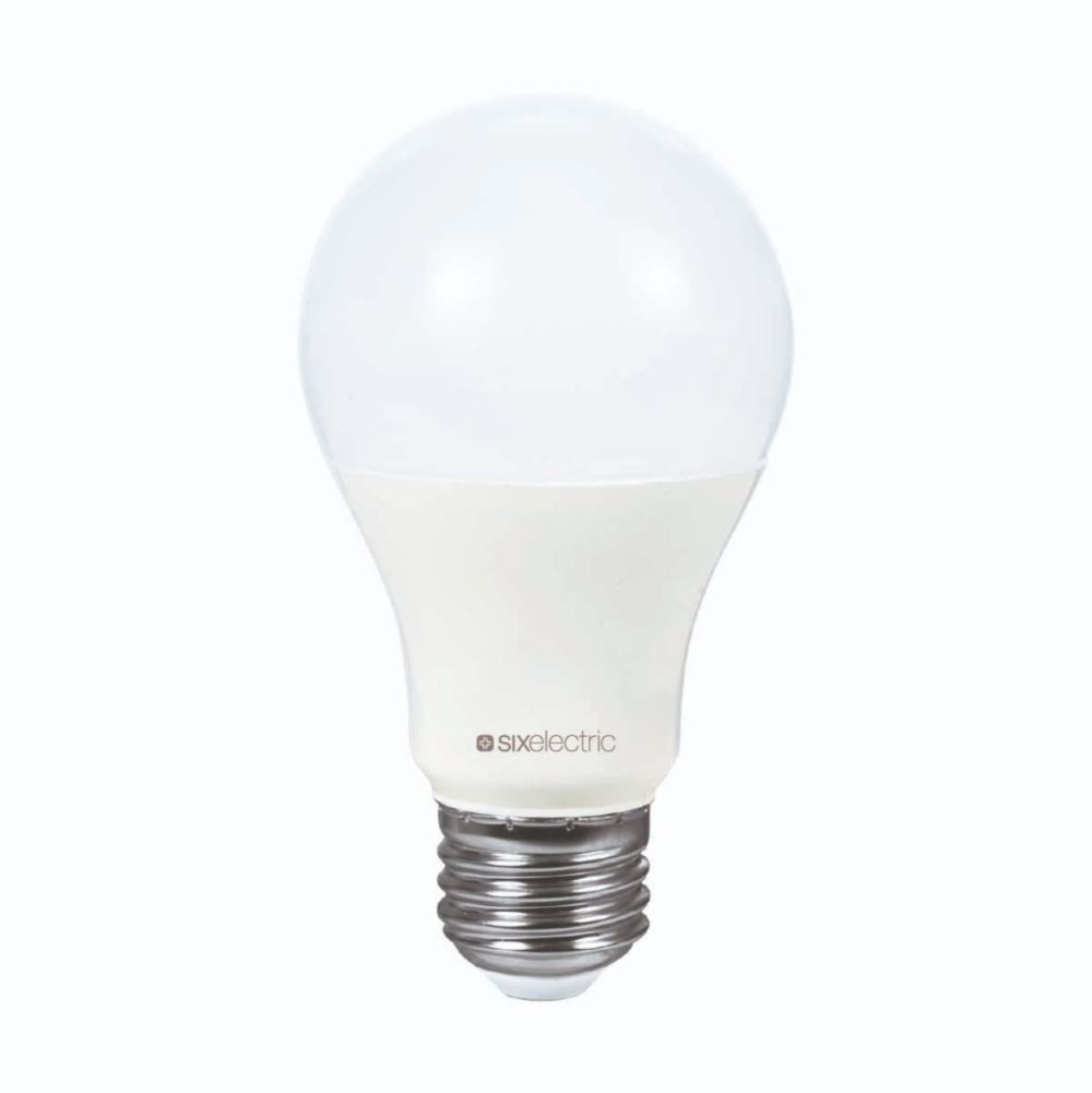 Sixelectric Lámpara Led Bulbo A60 11W E27 6000K Blanco Frío