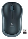 Logitech Mouse Wireless Inalambrico Usb M185 Grey Gris